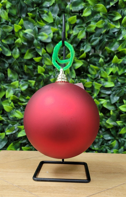 Matte Red Ornament