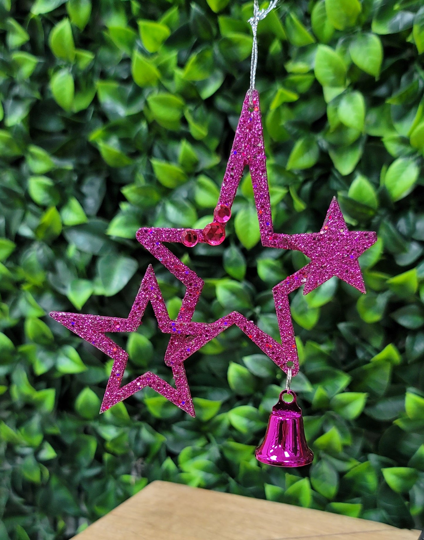 Pink Star/Heart Ornament
