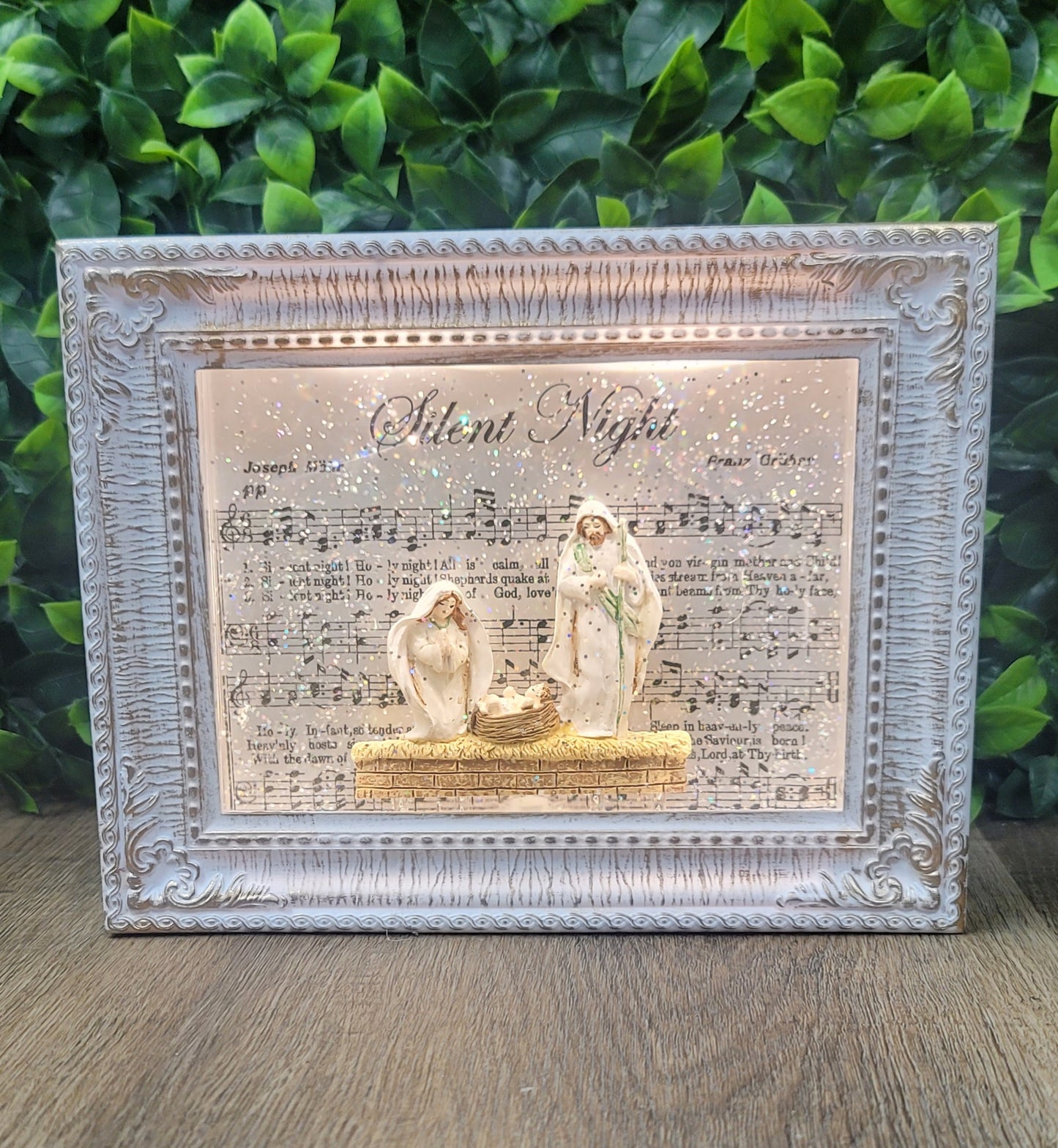 Holy Family Water Picture Frame