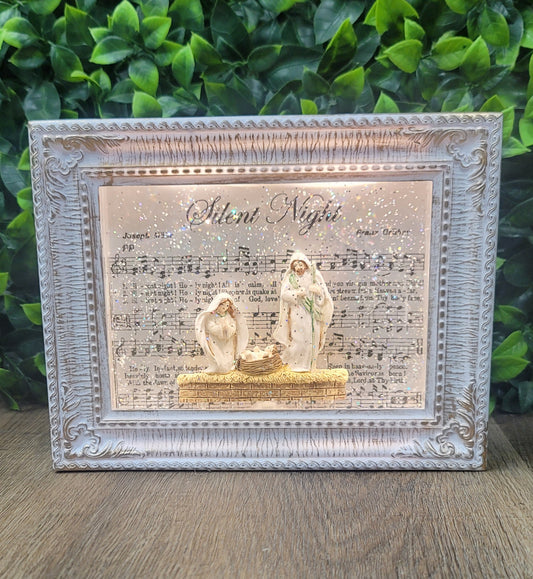 Holy Family Water Picture Frame