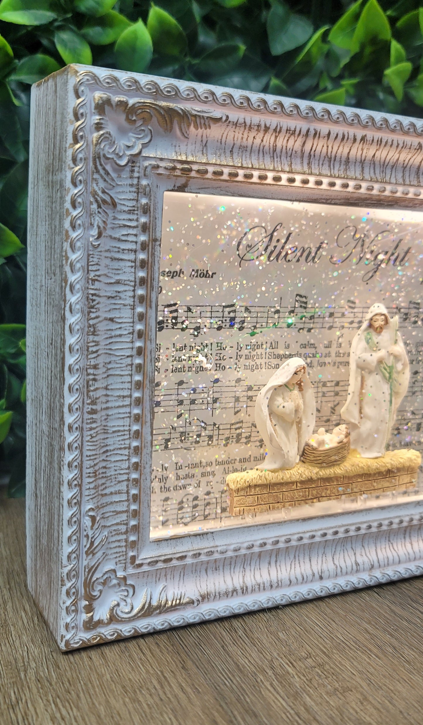 Holy Family Water Picture Frame