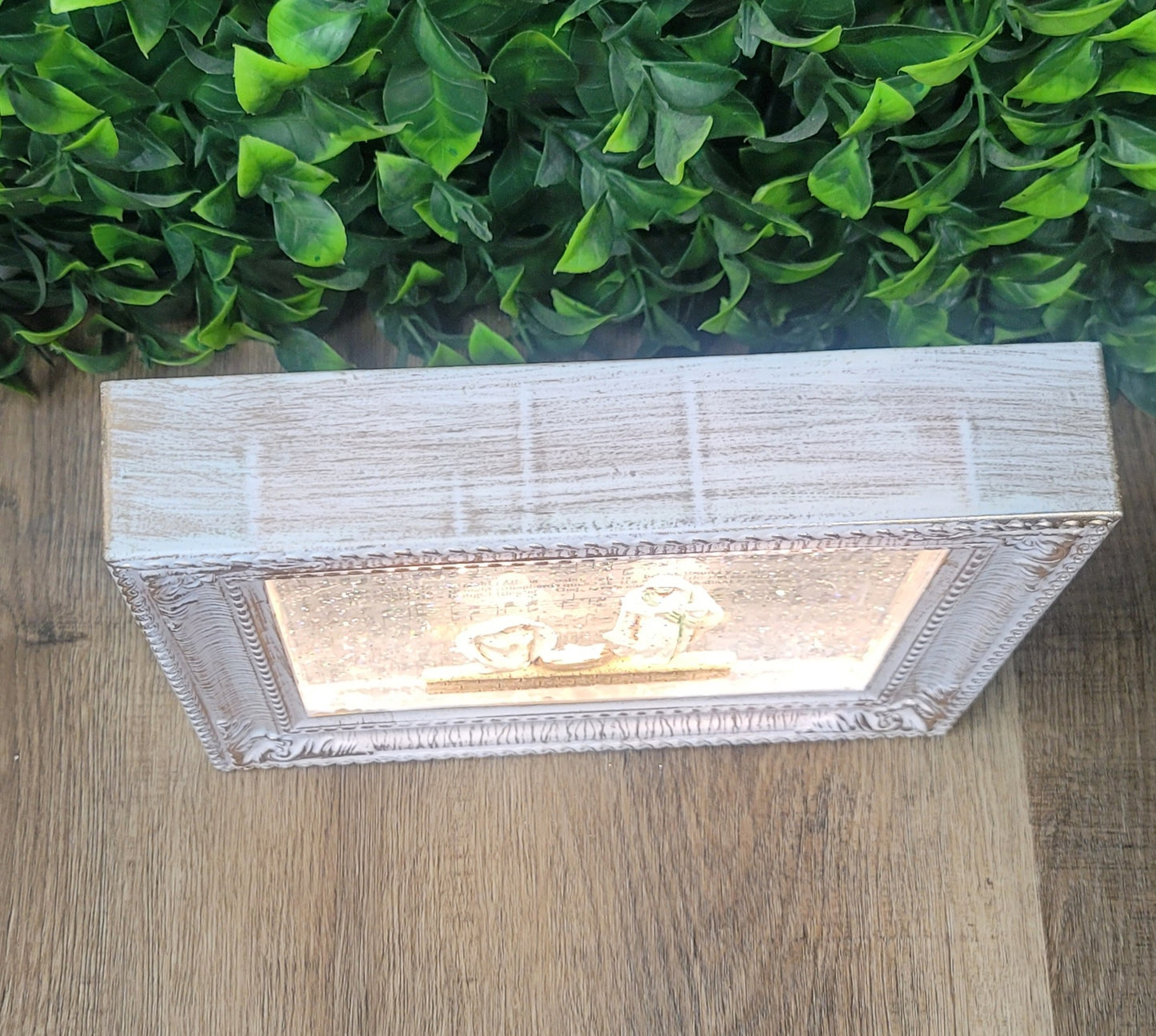Holy Family Water Picture Frame