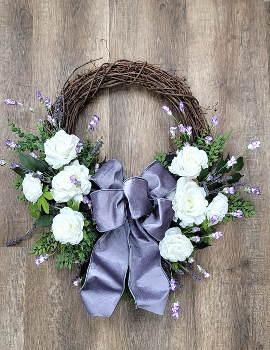 Lavender Wreath