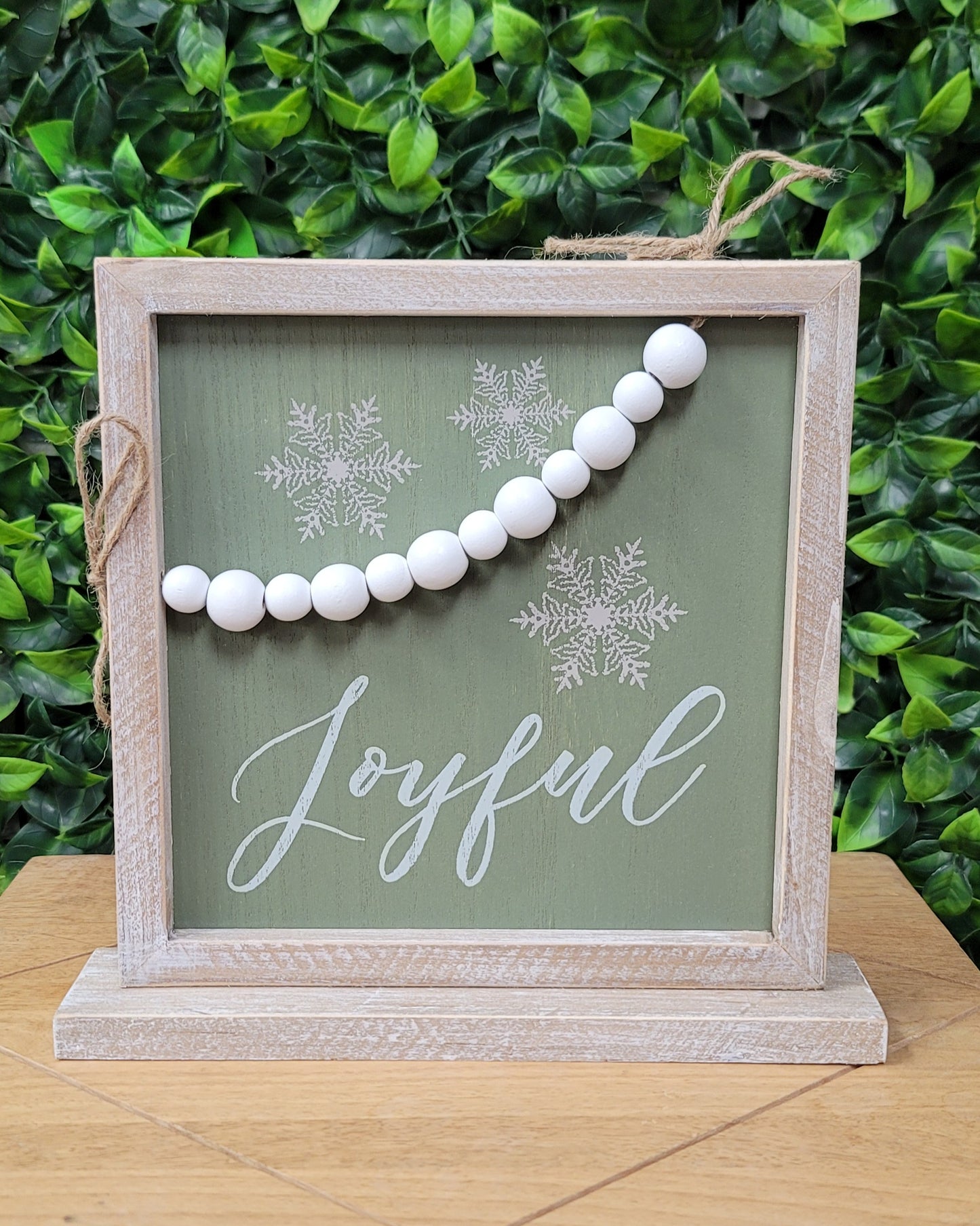 Christmas Bead Sign