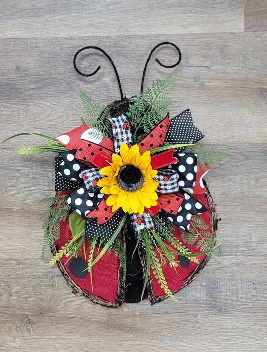 Ladybug Wreath
