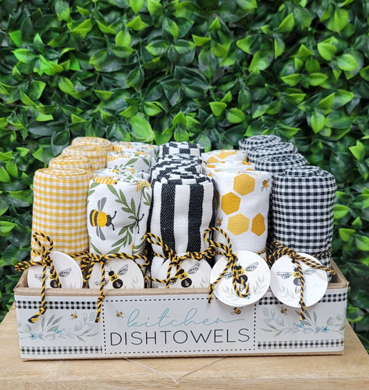 Honey Bee Dish Towels