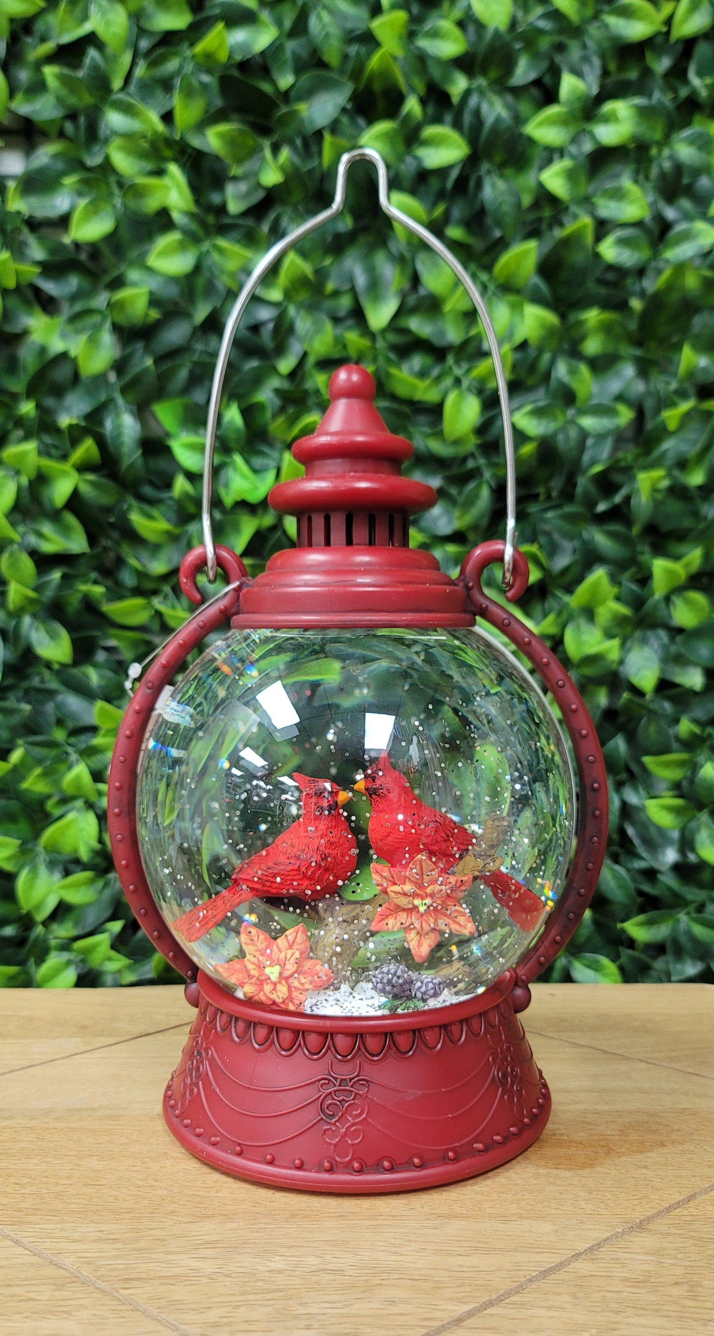 Round Cardinal Water Globe