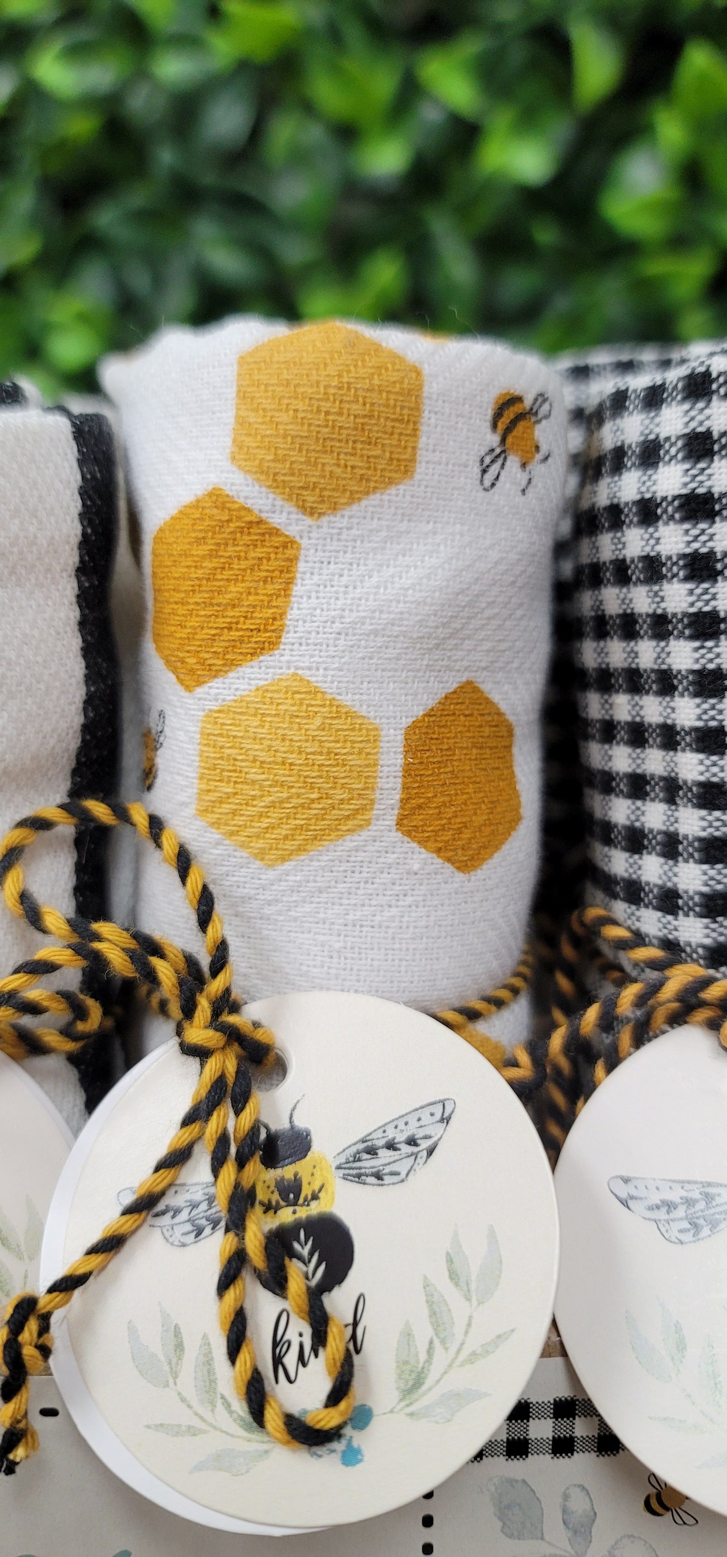Honey Bee Dish Towels
