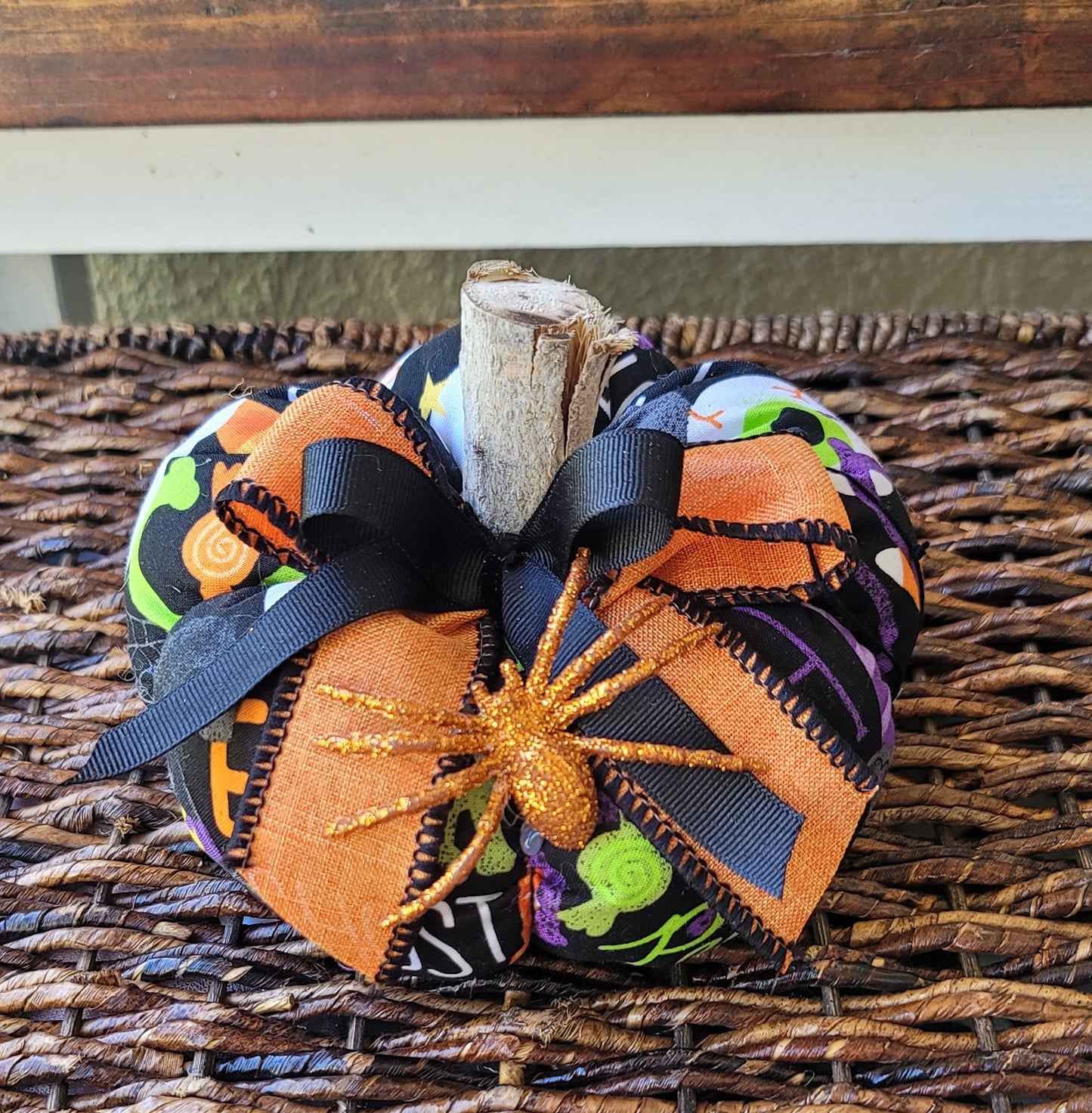 Halloween Fabric Pumpkin
