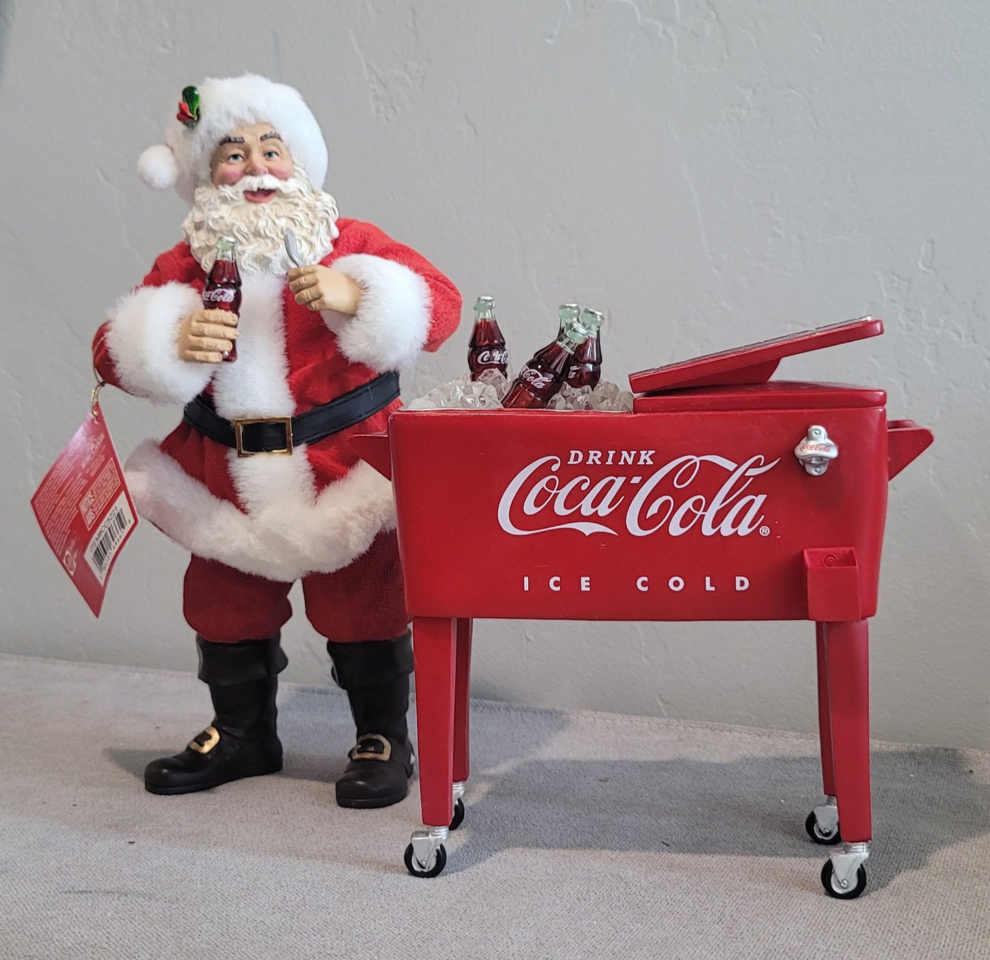 Santa w/Table and Cooler