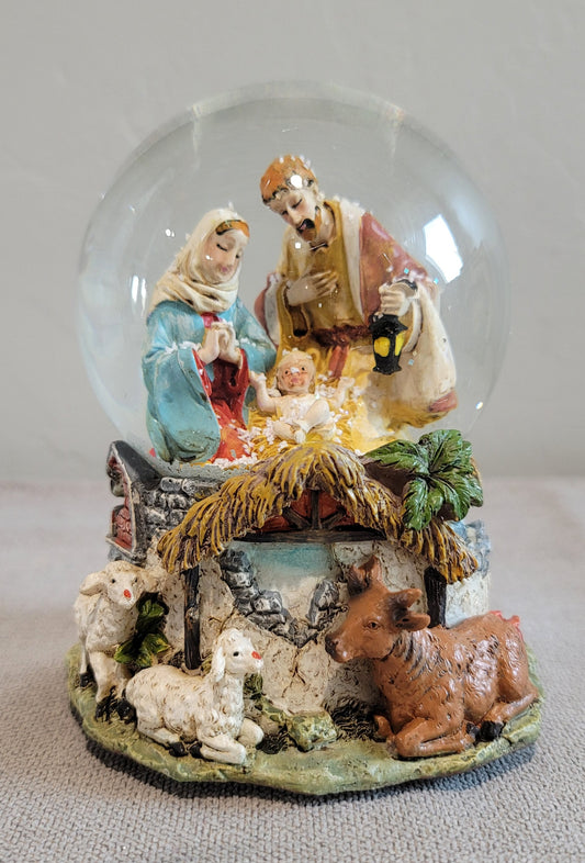 Holy Family Waterglobe