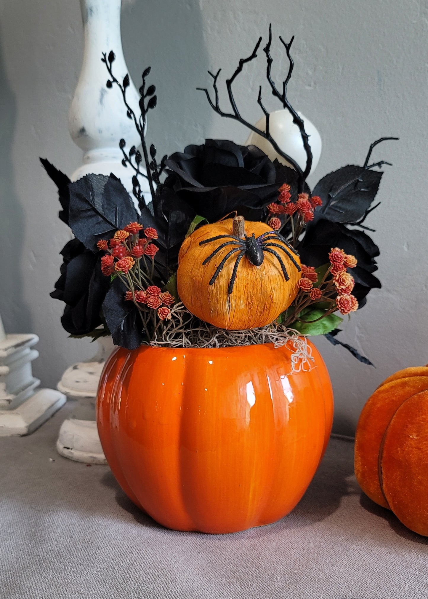 Halloween Pumpkin Arrangement