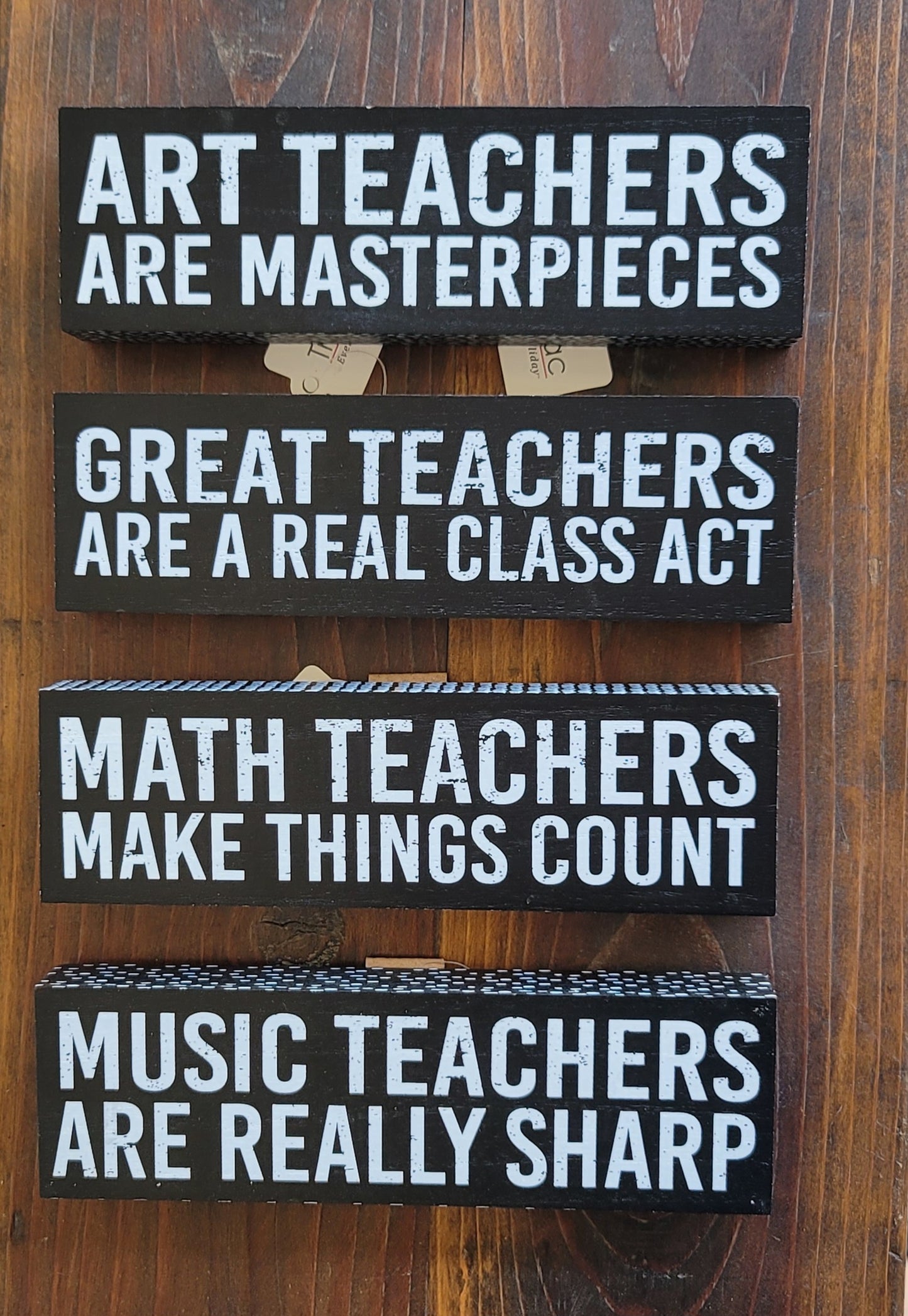 Teacher Block Decor