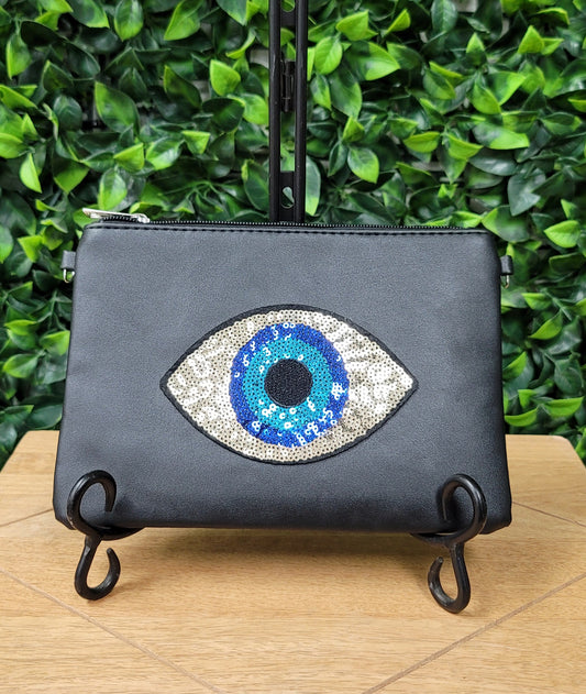 Faux Leather Eye Bag