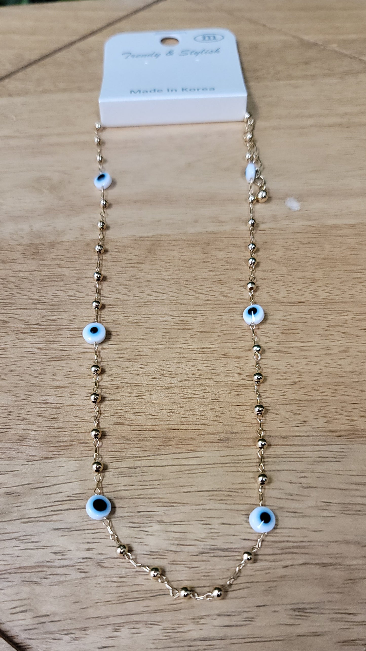 Gold Eye Necklace