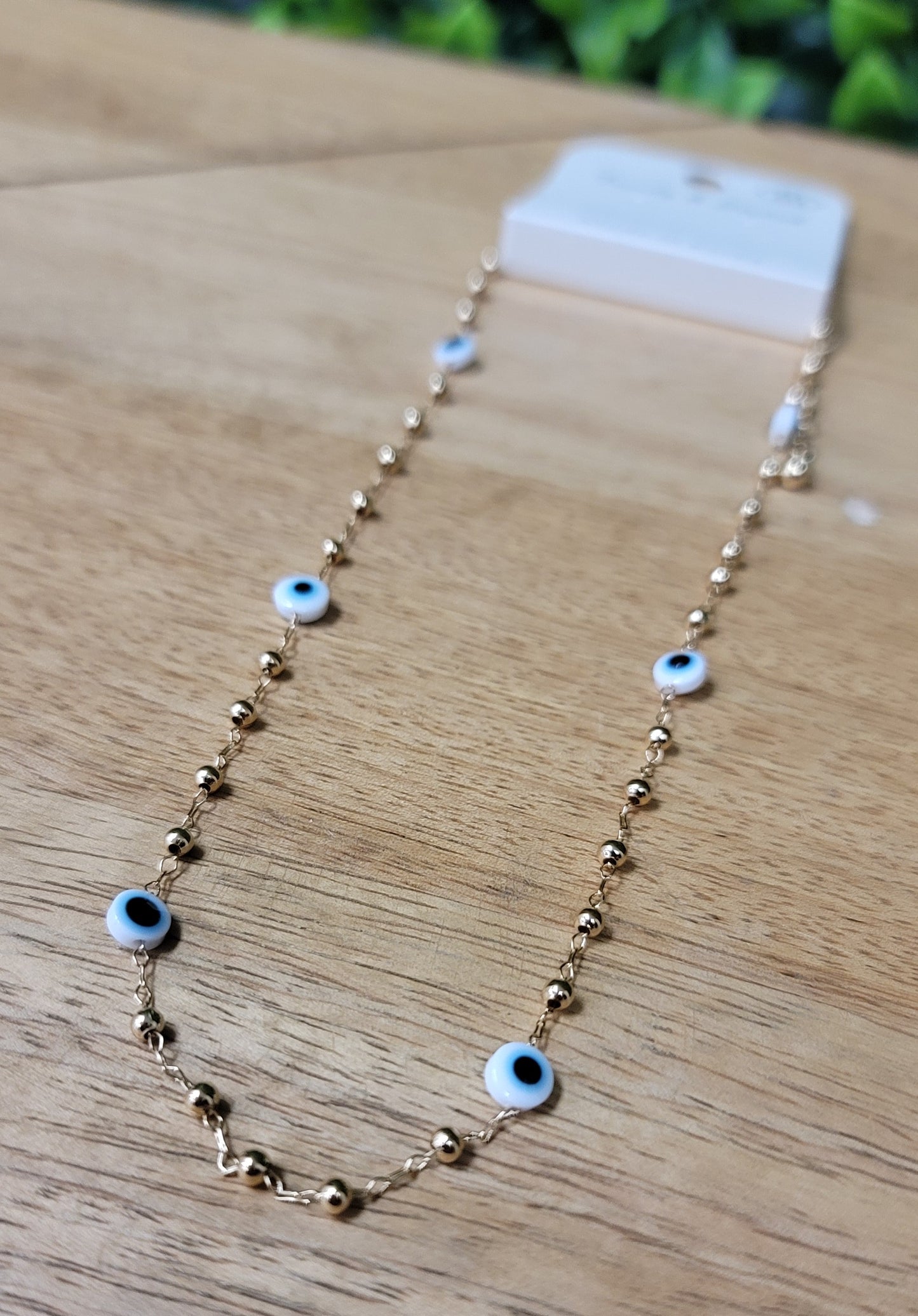 Gold Eye Necklace