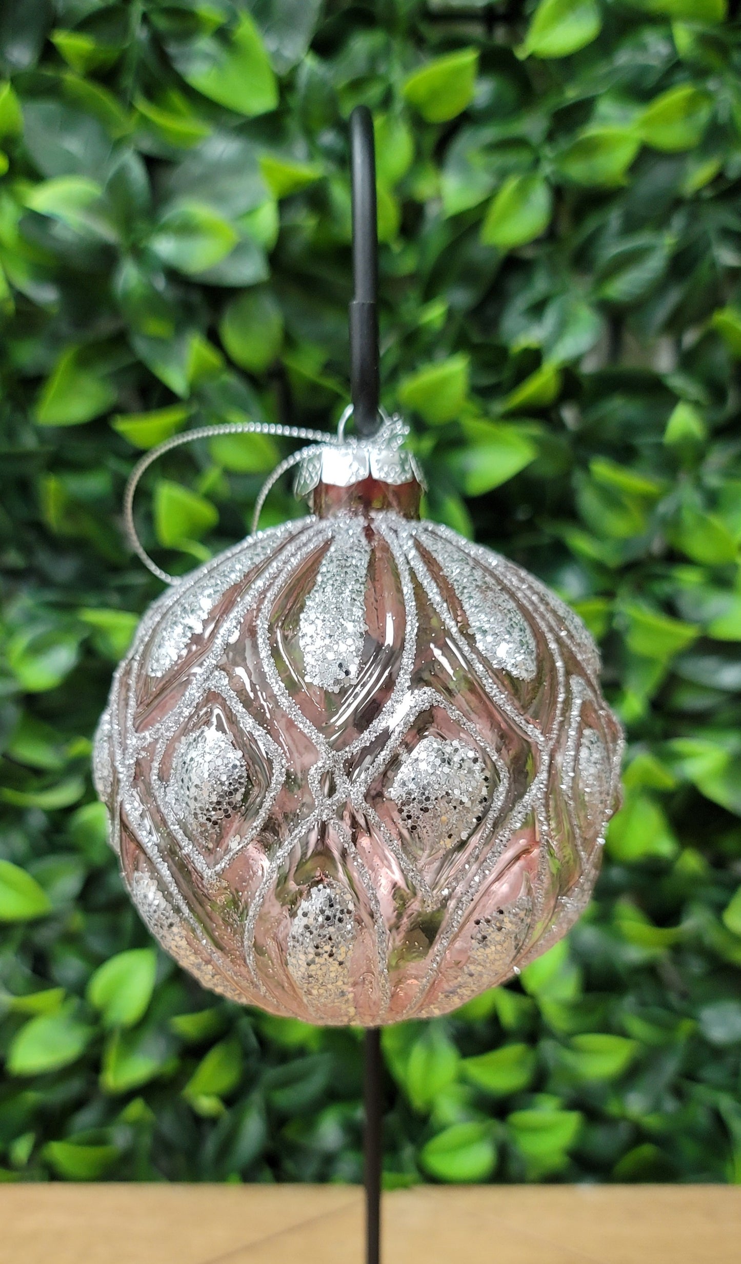 Pink & Sliver Ornament