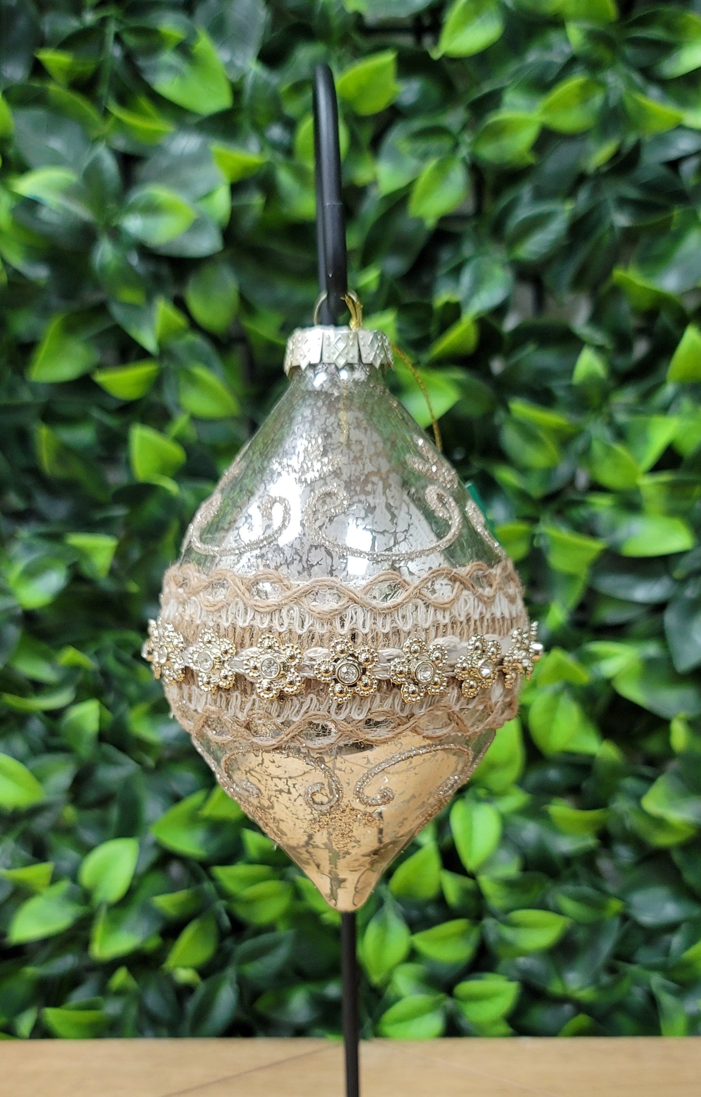 Gold Macrame Ornaments