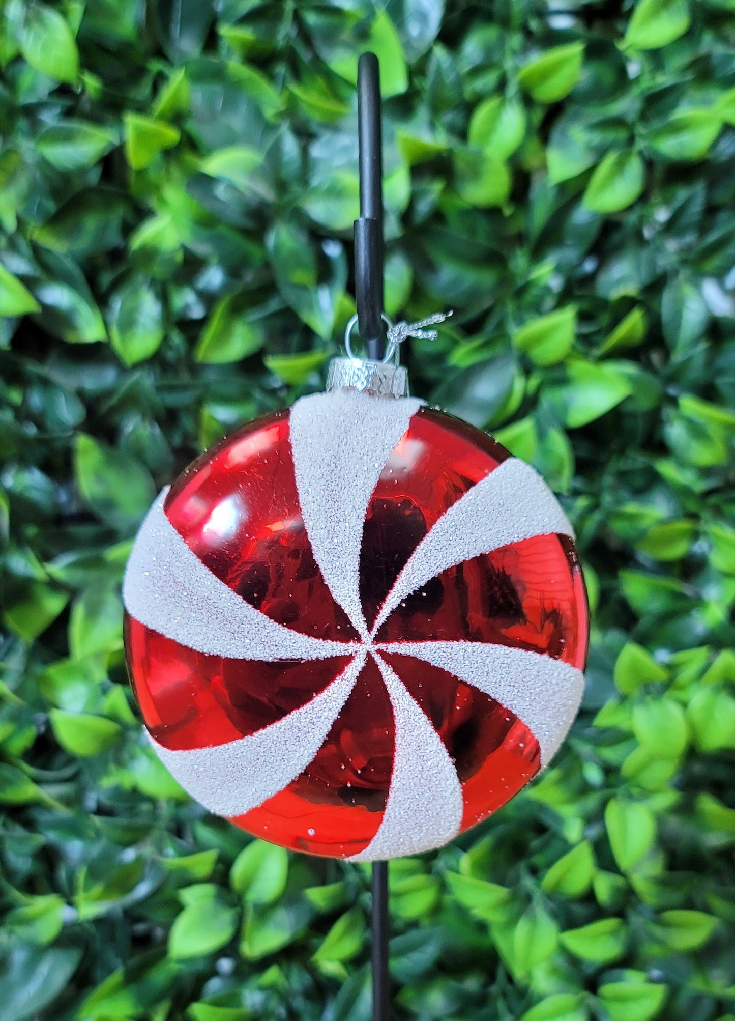 Peppermint Disc Ornament