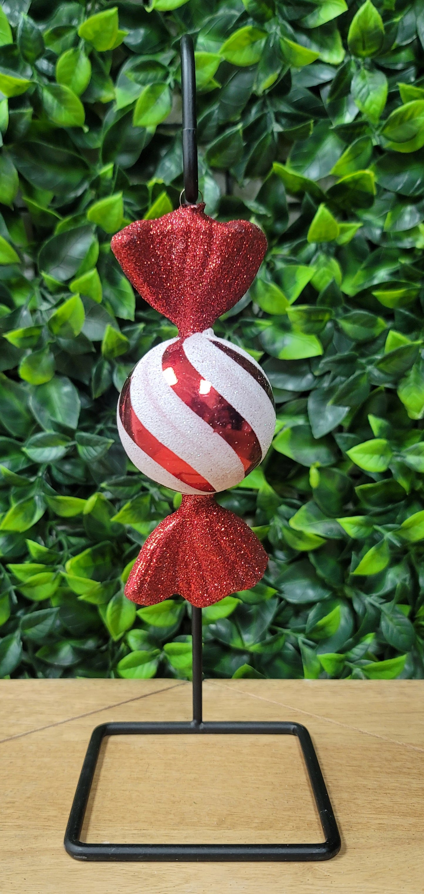 Red and White Candy Ornament