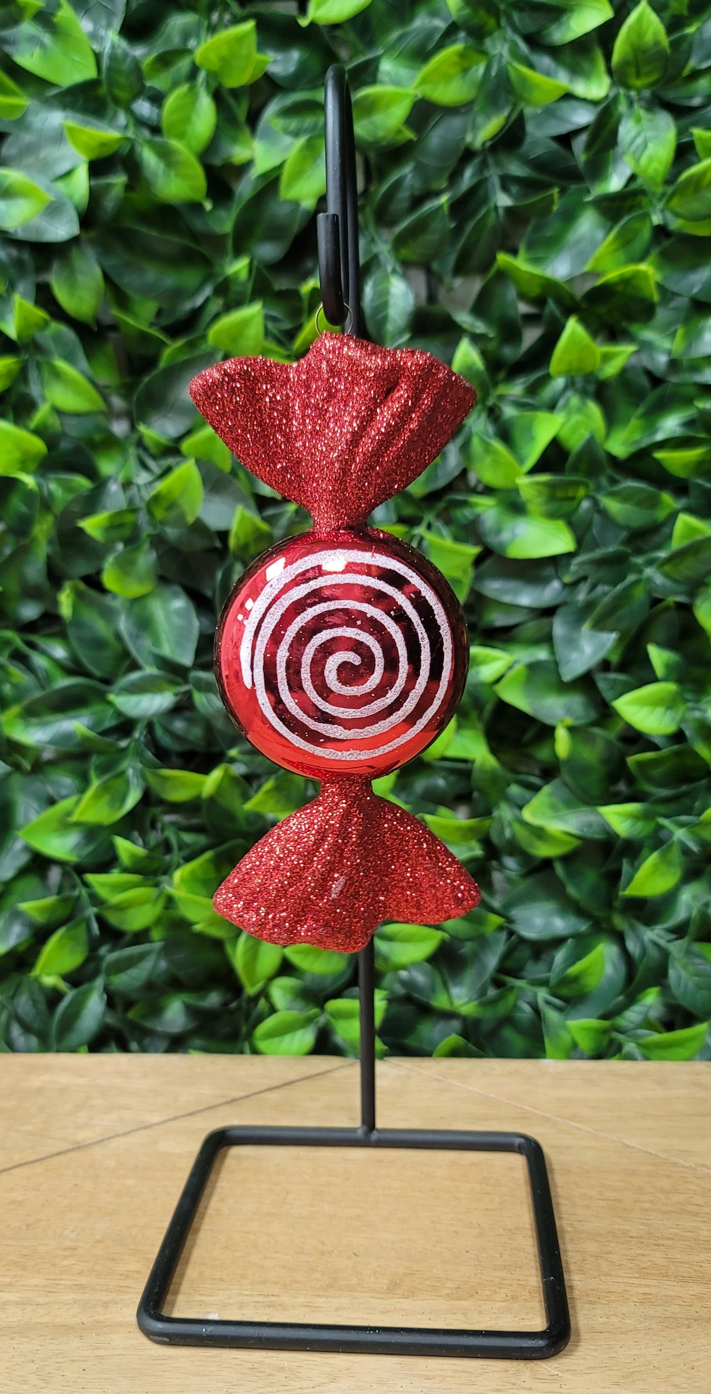 Red and White Candy Ornament