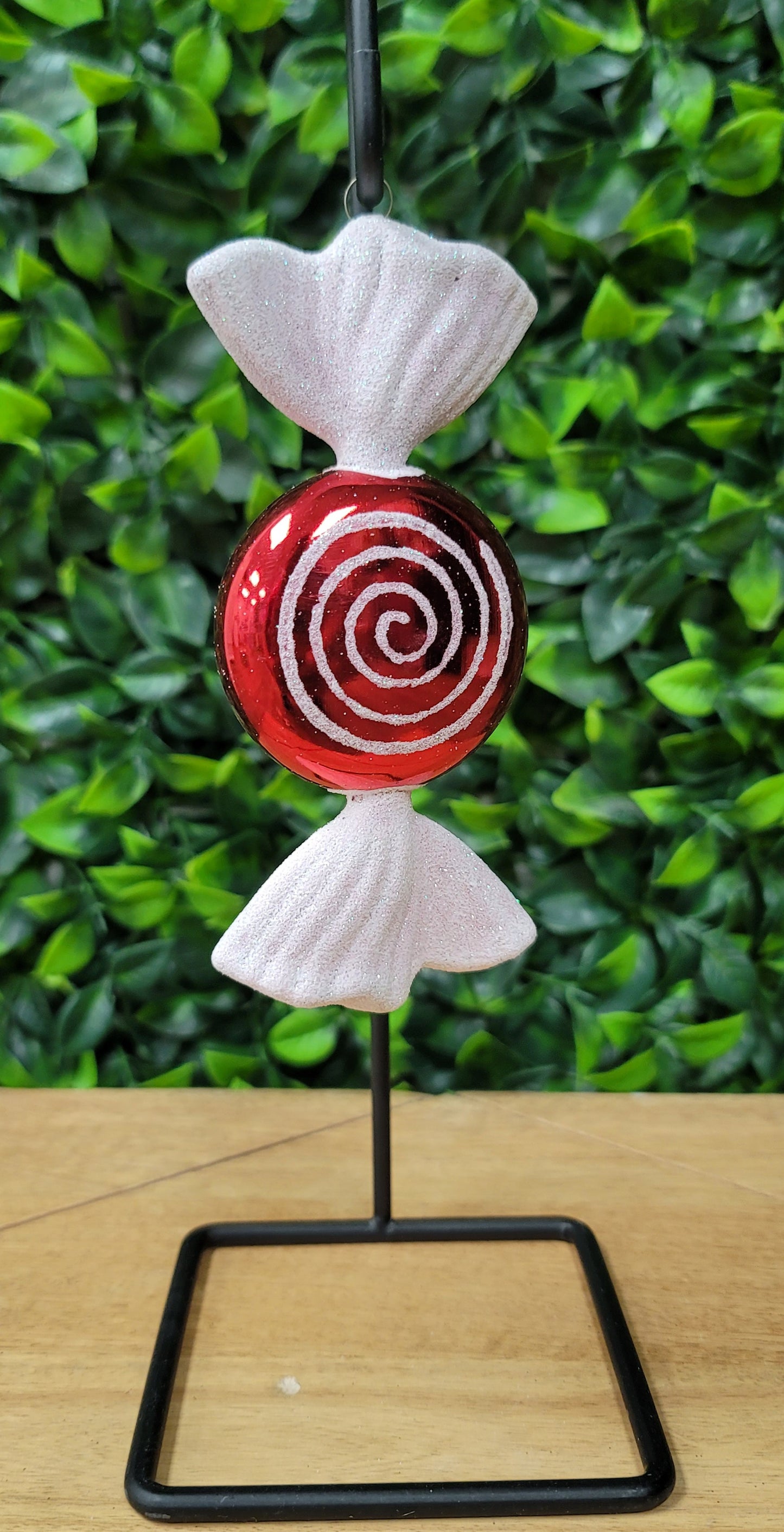 Red and White Candy Ornament