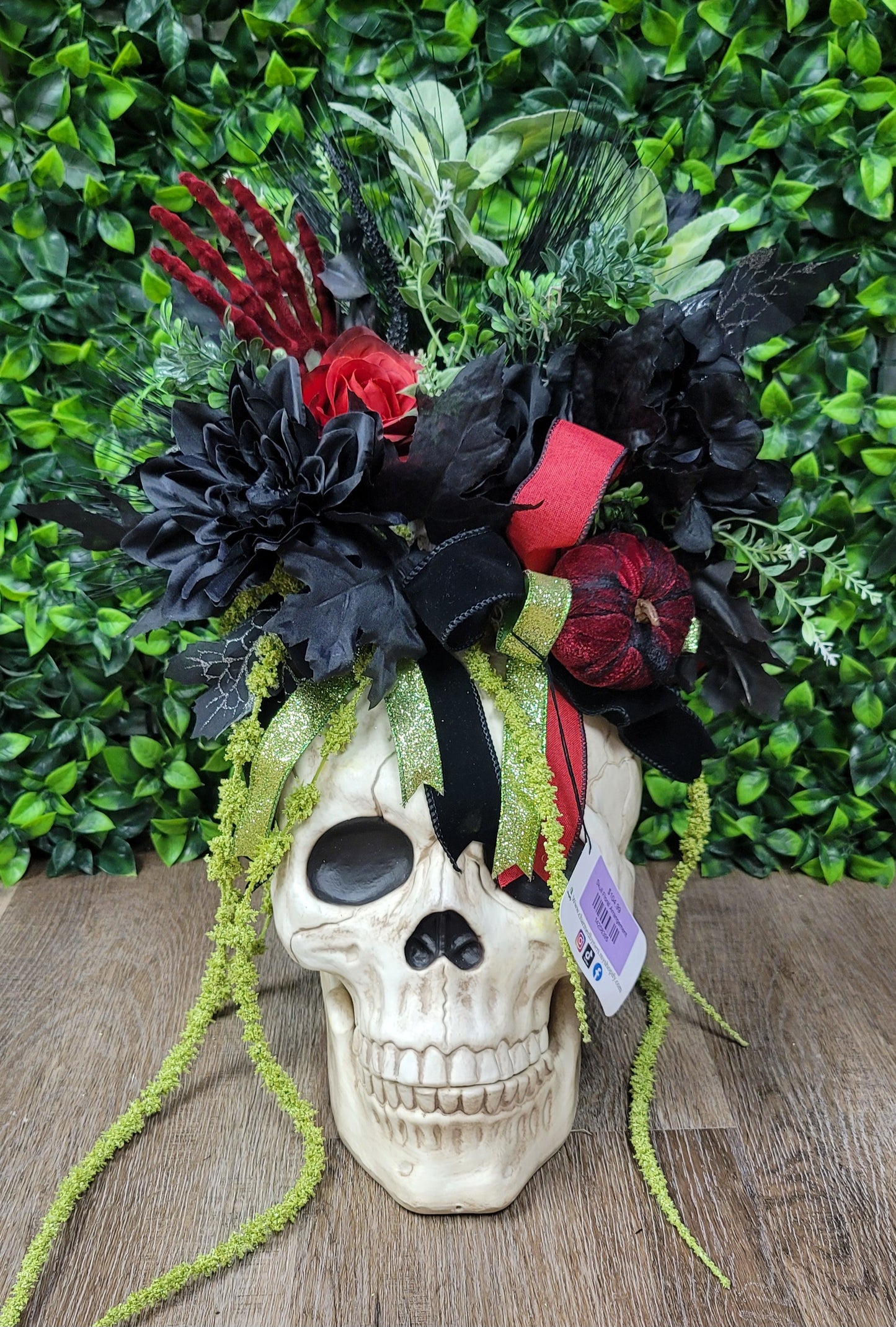 Skull Floral Arrangement