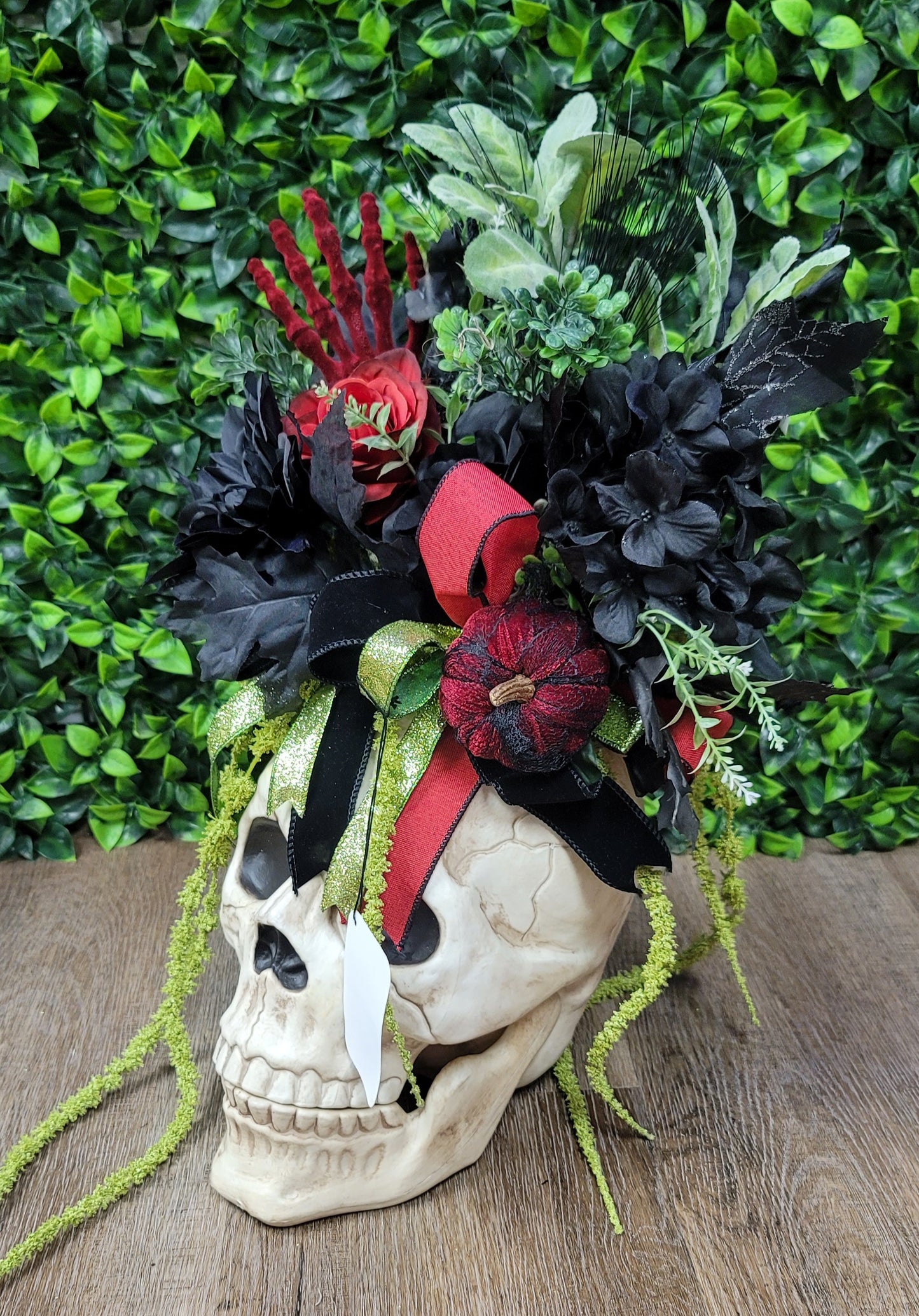 Skull Floral Arrangement