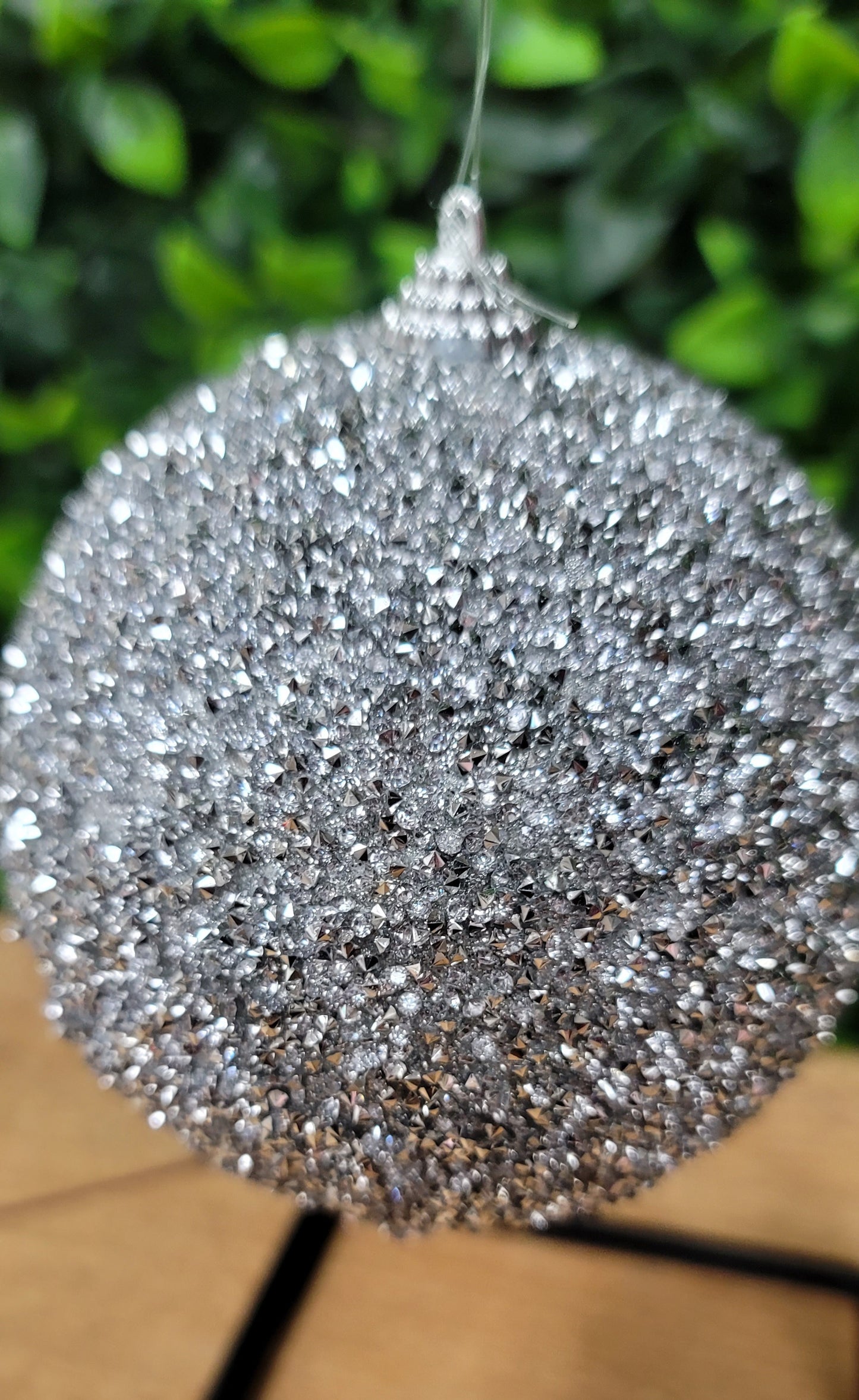 Sliver Beaded Ornament