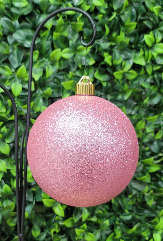 Pink Glitter Ornament