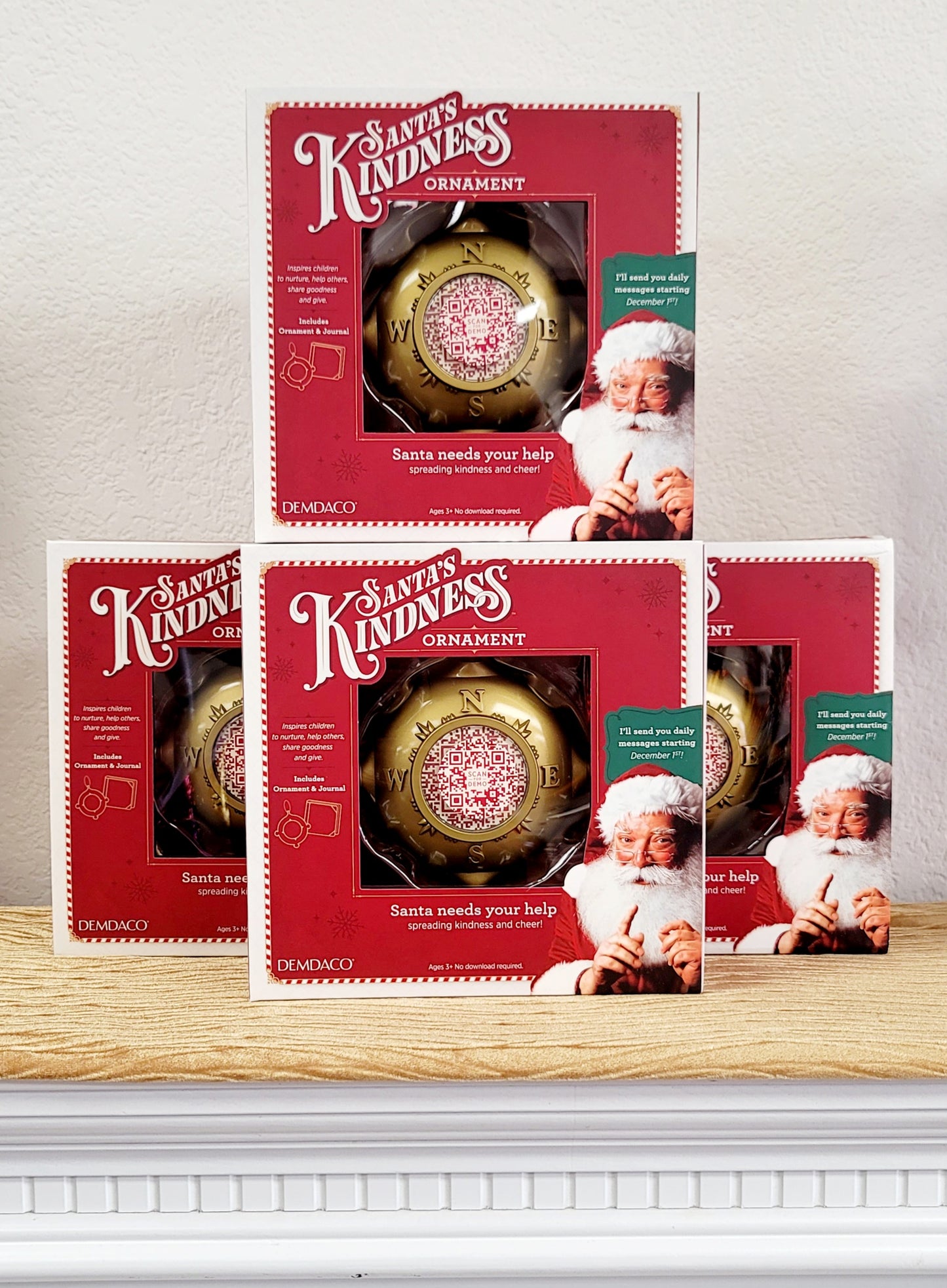 Santa's Kindness Ornament and Journal