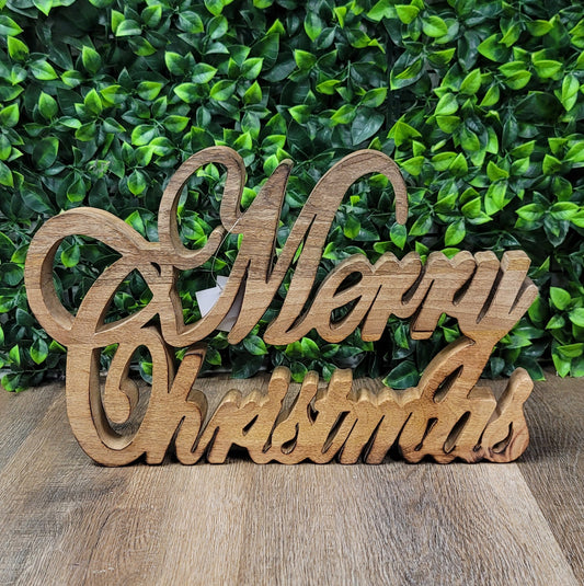 Wood Merry Christmas