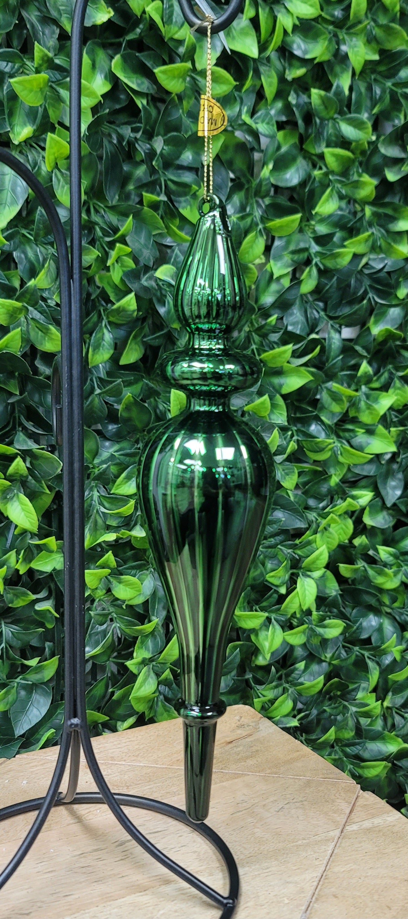 Green Finial Ornament