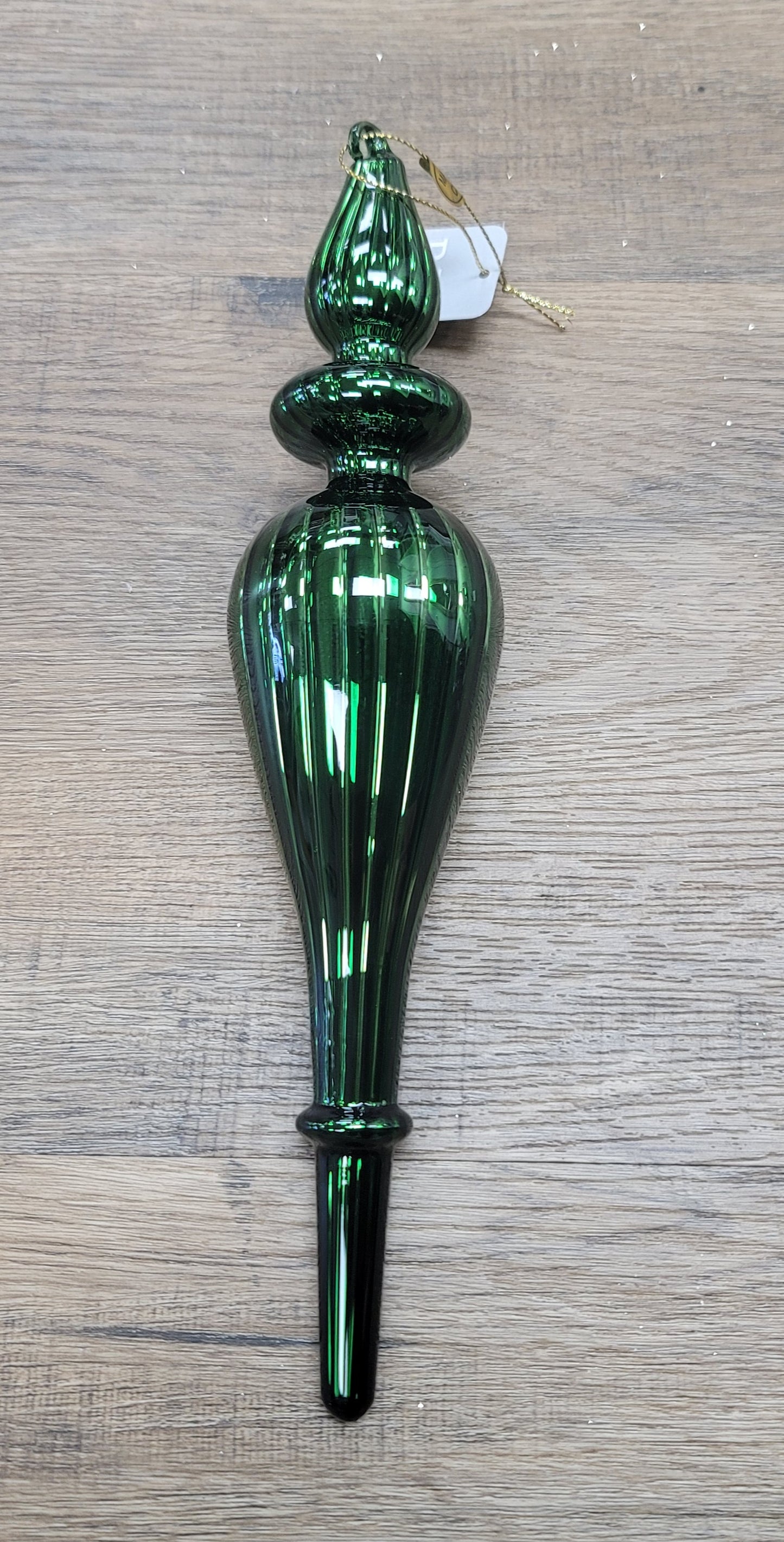 Green Finial Ornament