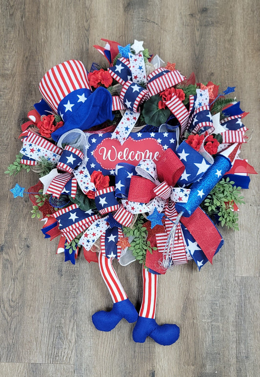 Uncle Sam Wreath