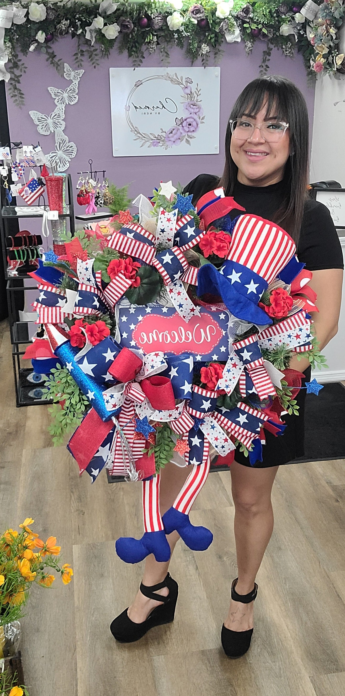 Uncle Sam Wreath