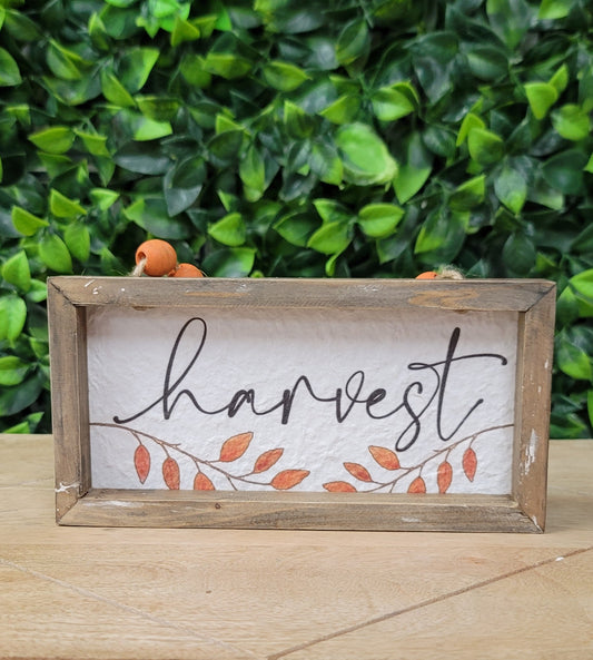 Harvest Bead Sign