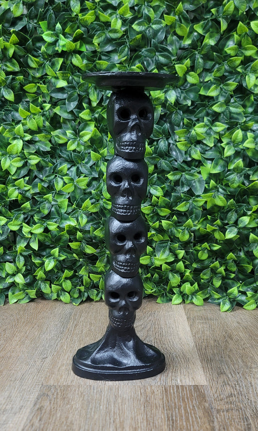 Skull Candle Holder