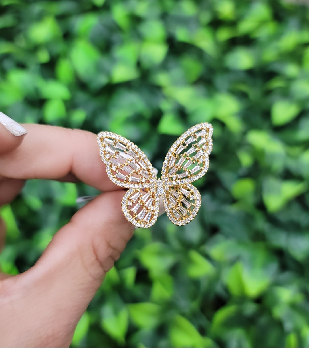 Gold Butterfly Ring