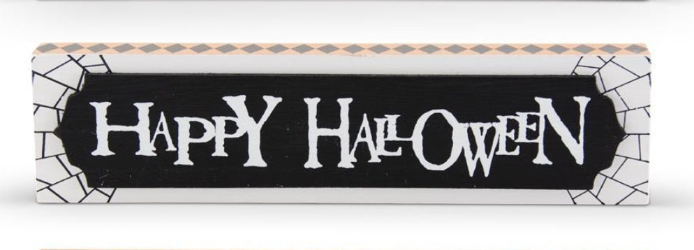 Halloween Message Tabletop Sign