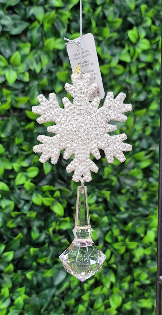 Snowflake Drop Ornament