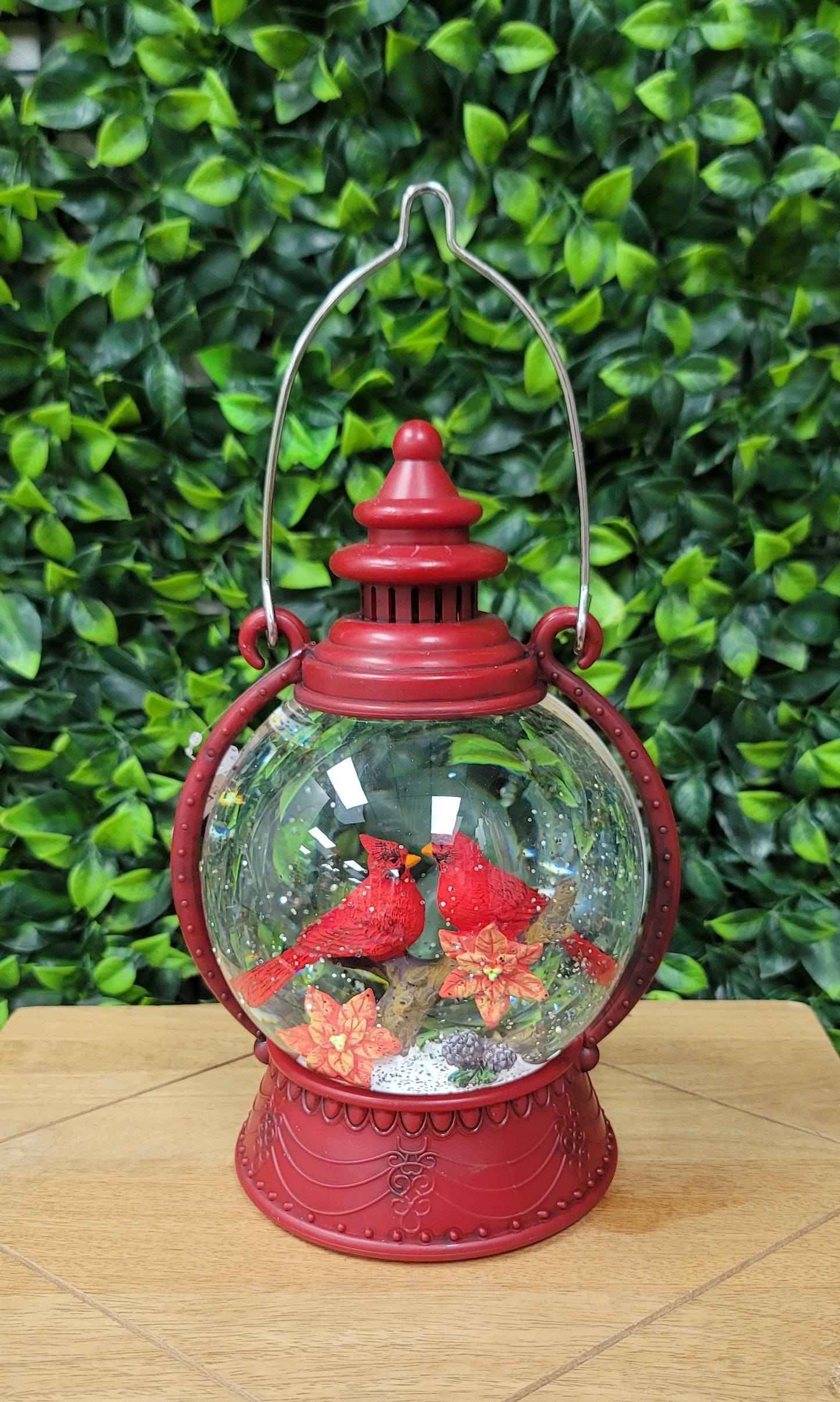 Round Cardinal Water Globe