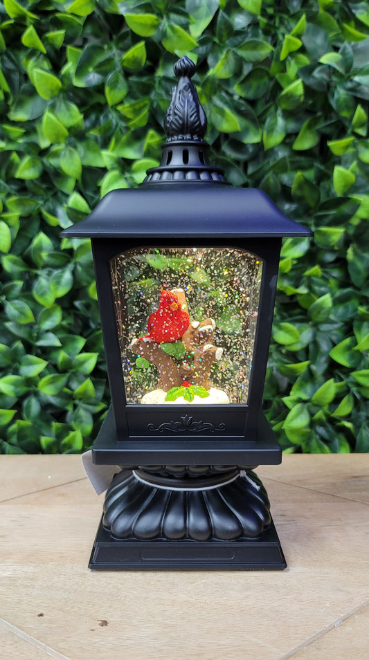 Cardinal lighted Water Lantern