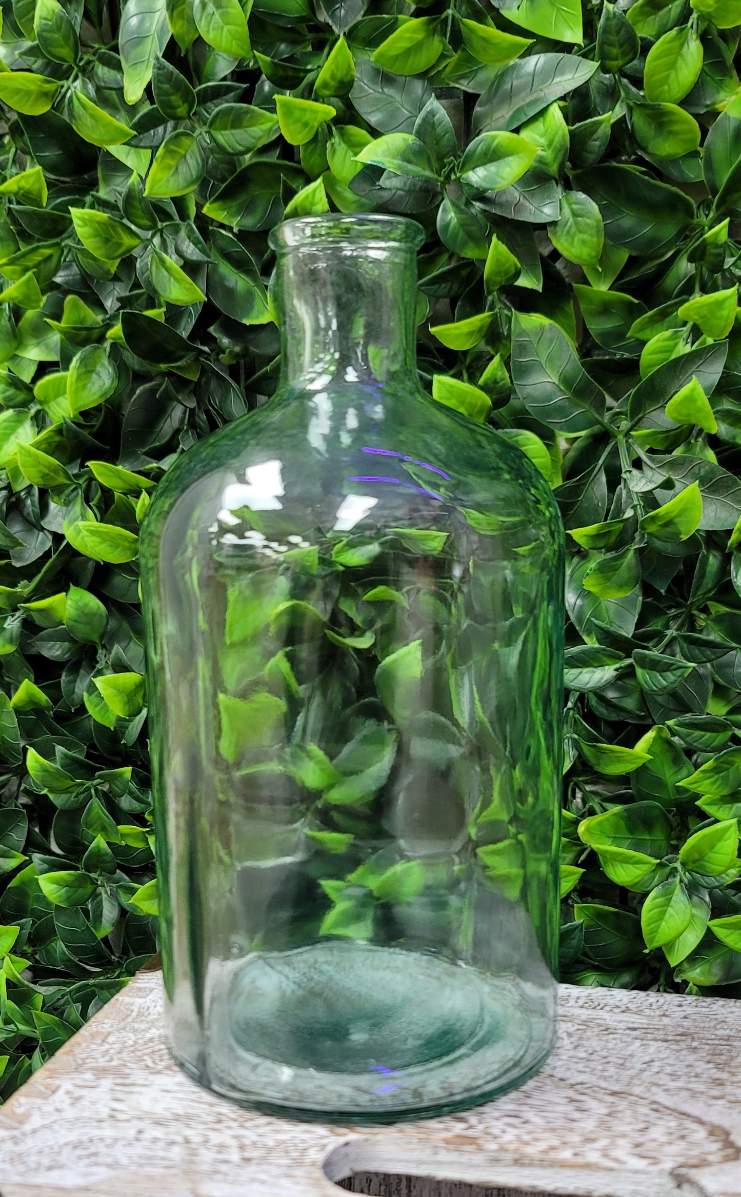 Bottleneck Glass Vase