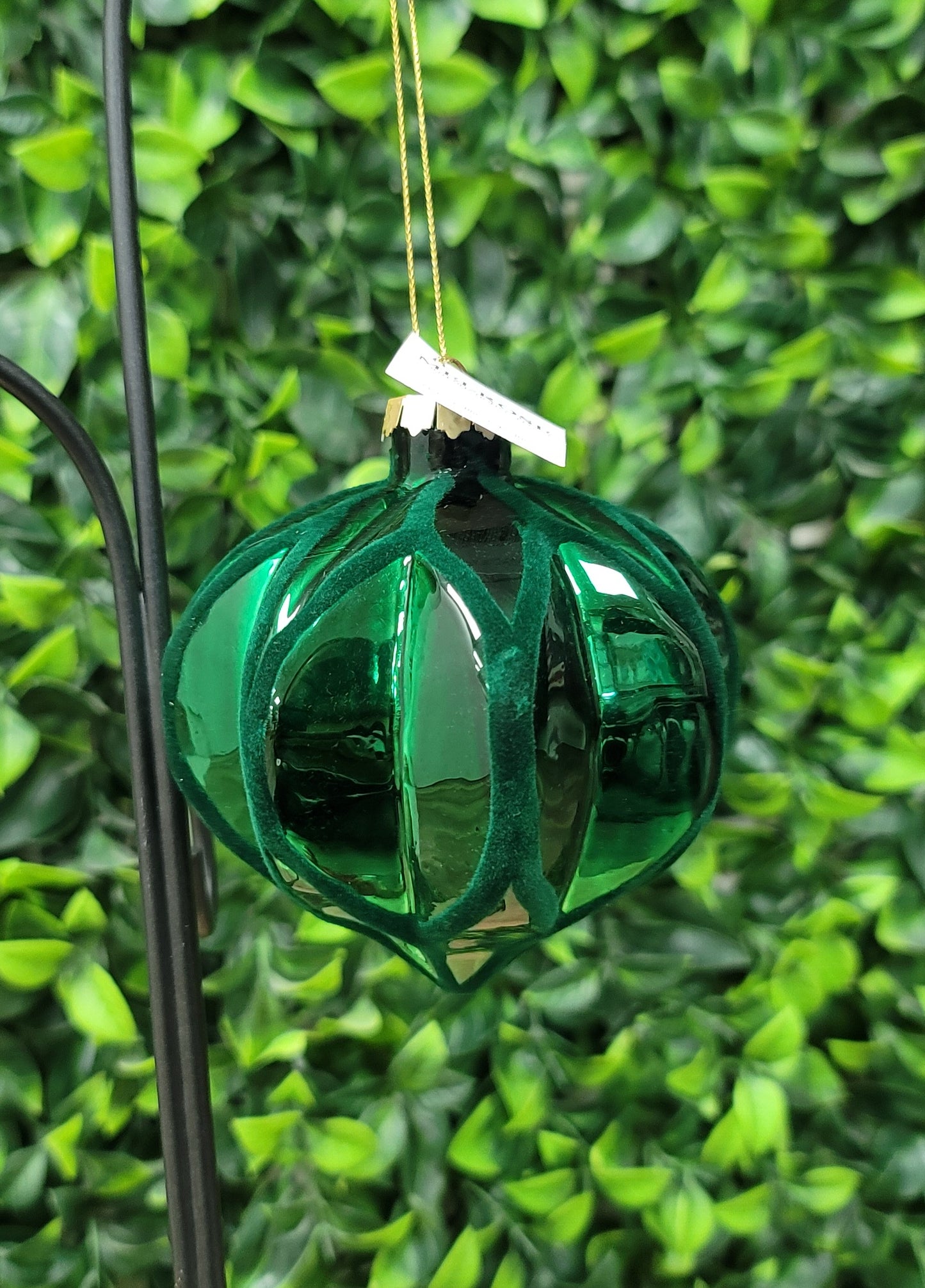 Emerald Velvet Ornament