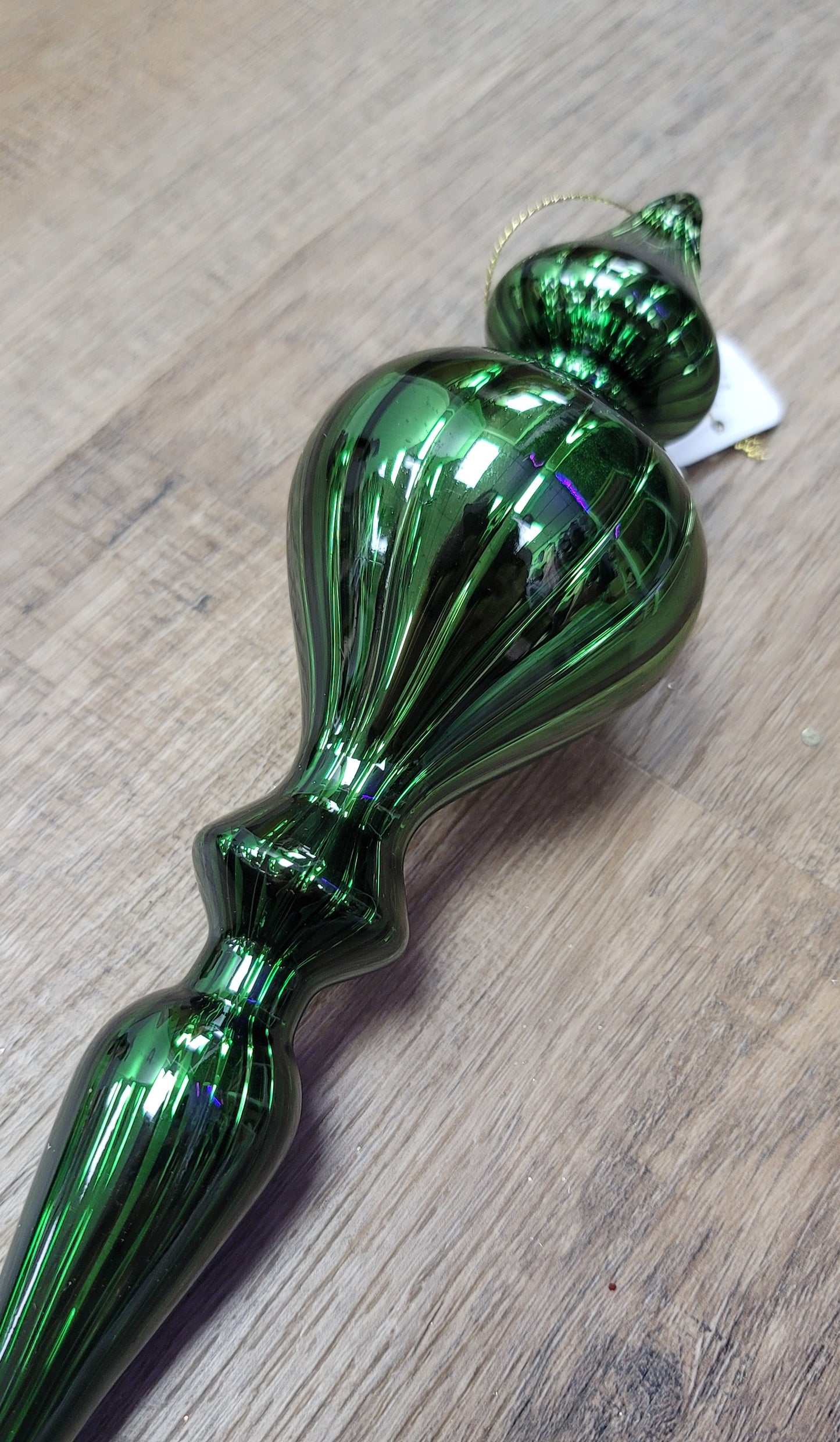 Green Finial Ornament