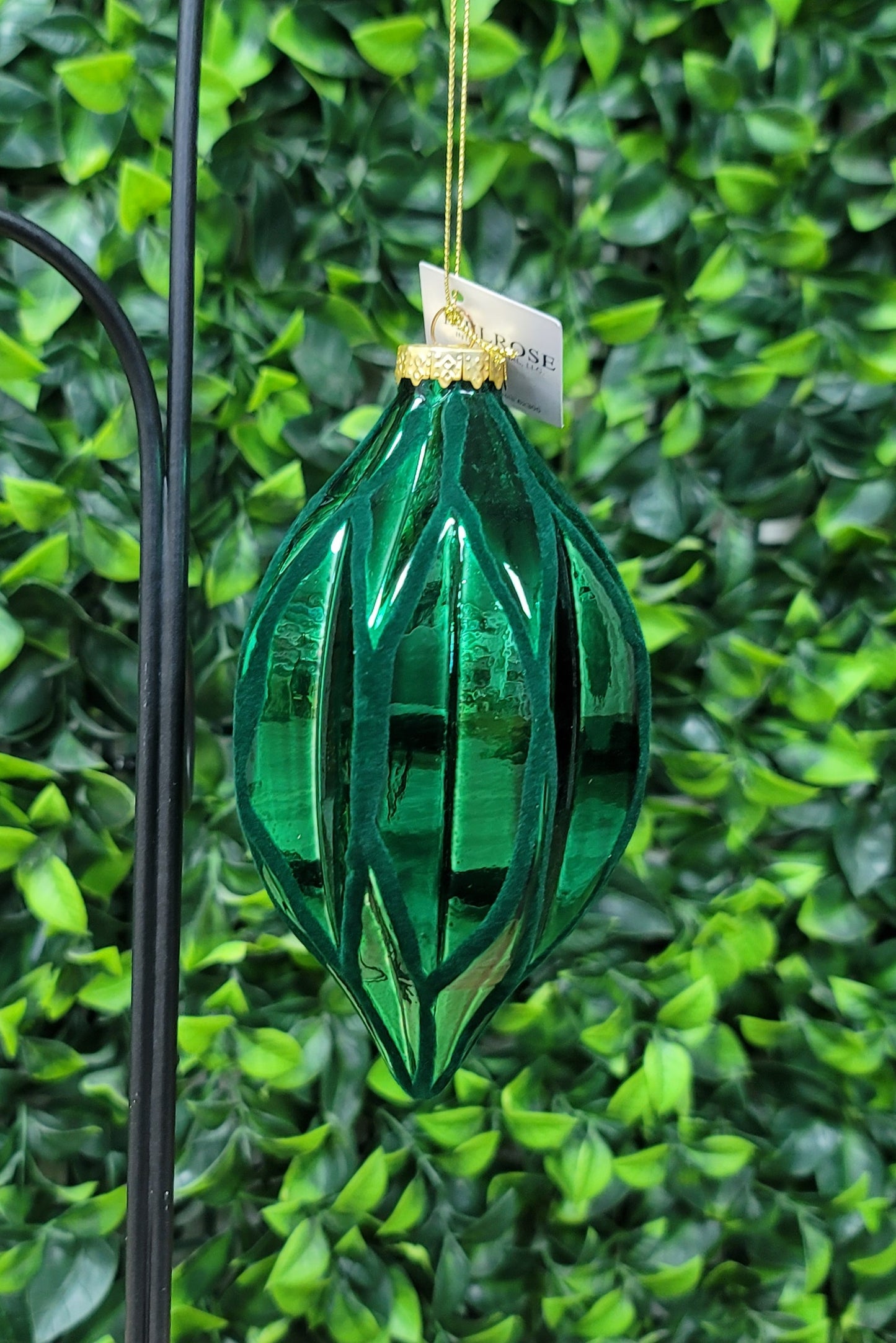 Emerald Velvet Ornament