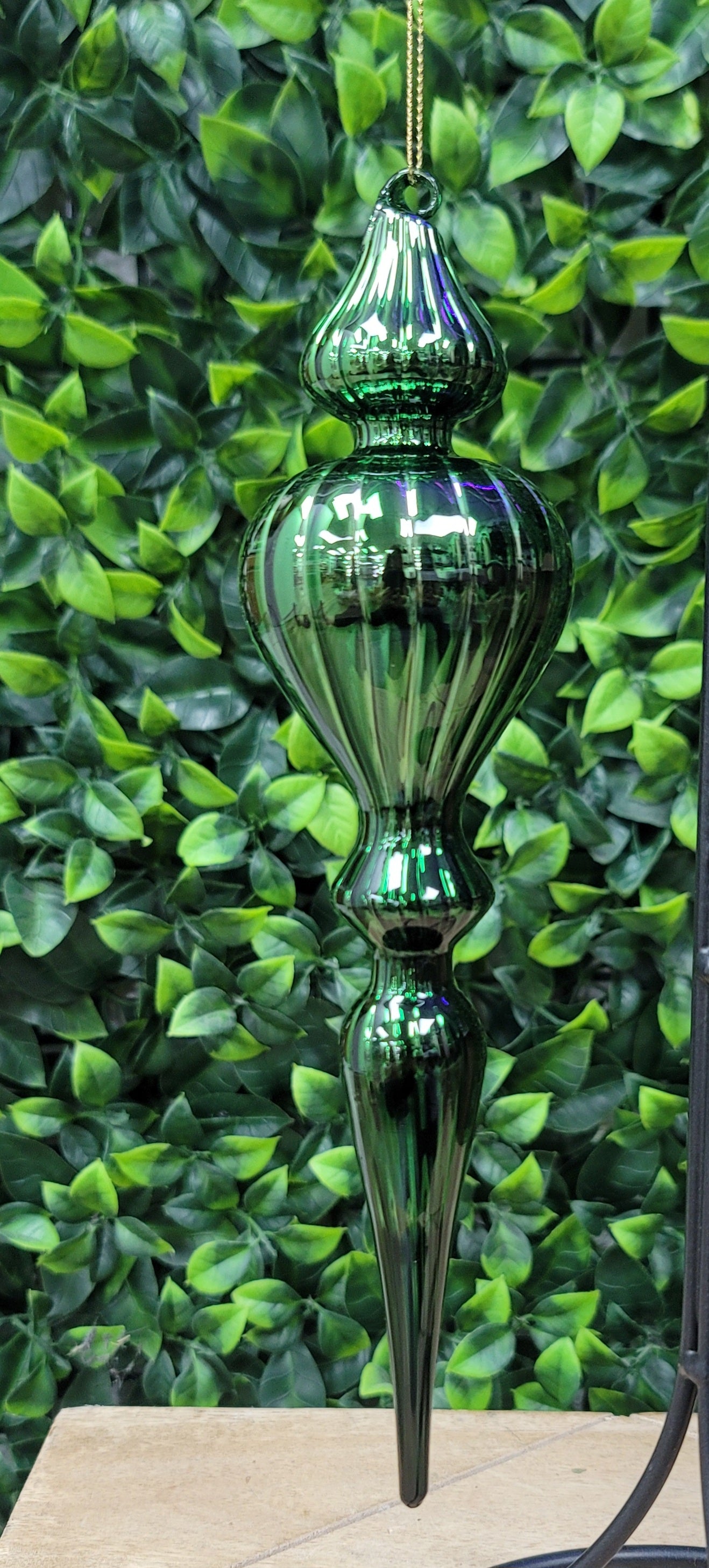 Green Finial Ornament