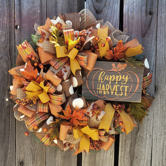 Happy Harvest Wreath