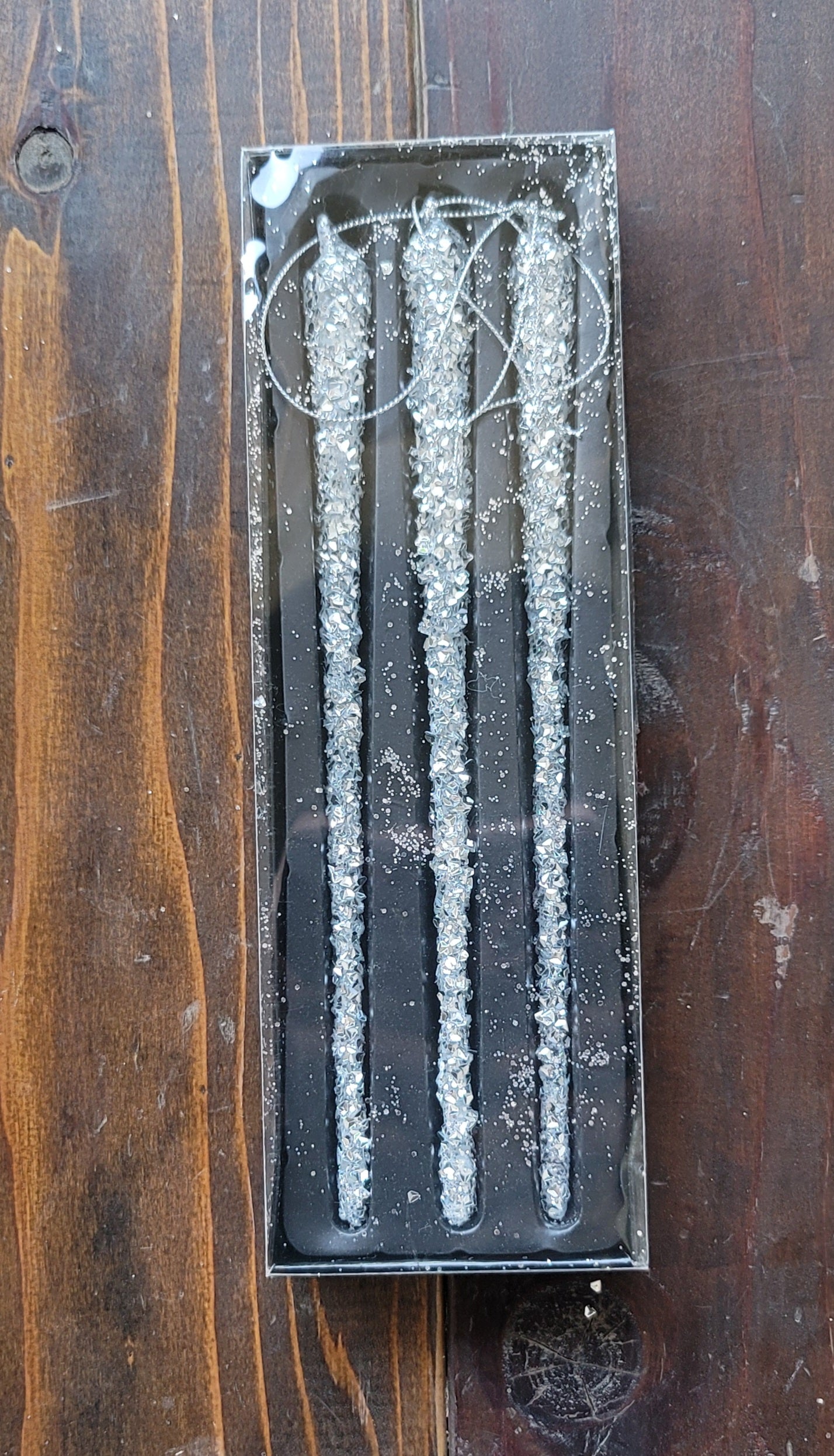 Sliver Icicles 3pc Set